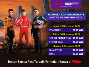 jadwal dan live streaming f1 qatar airways qatar grand prix 2024