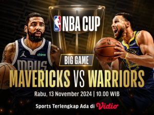 Link live streaming NBA Cup Warriors vs Mavericks