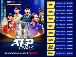 Jadwal dan live streaming Nitto ATP Finals 2024