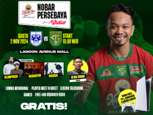 Nobar Gratis PSIS Semarang vs Persebaya Bareng Vidio