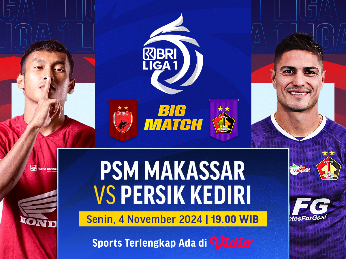 Pratinjau Live Streaming Persik vs PSM Makassar Pekan ke-10 BRI Super League 2025-2026
