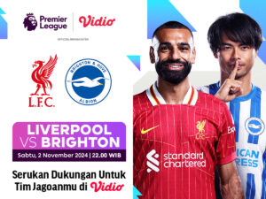 Link siaran langsung liverpool vs brighton
