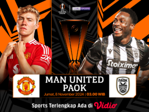 Link siaran langsung Manchester United vs PAOK