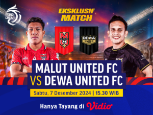 link siaran langsung malut united vs dewa united duel sengit bri liga 1