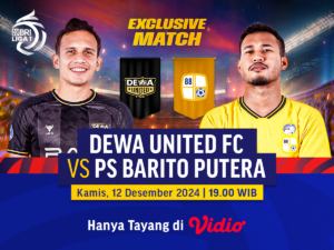 link siaran langsung dewa united vs barito putera bri liga 1