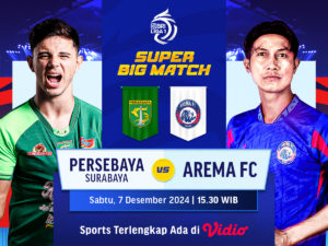 link siaran langsung persebaya vs arema super big match bri liga 1