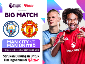 link siaran langsung manchester city vs manchester united liga inggris