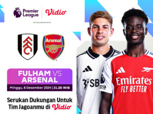 link siaran langsung fulham vs arsenal duel papan atas liga inggris