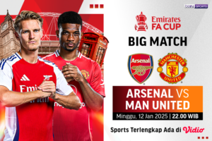 Link live streaming arsenal vs manchester united fa cup