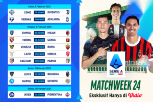 jadwal siaran langsung liga italia matchweek 24