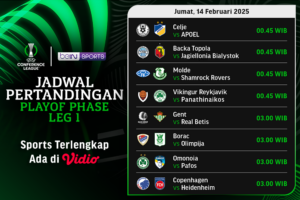 jadwal live streaming playoff europa conference league