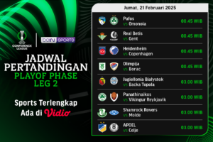 jadwal live streaming playoff europa conference league leg kedua