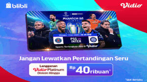 Langganan Vidio dengan Blibli