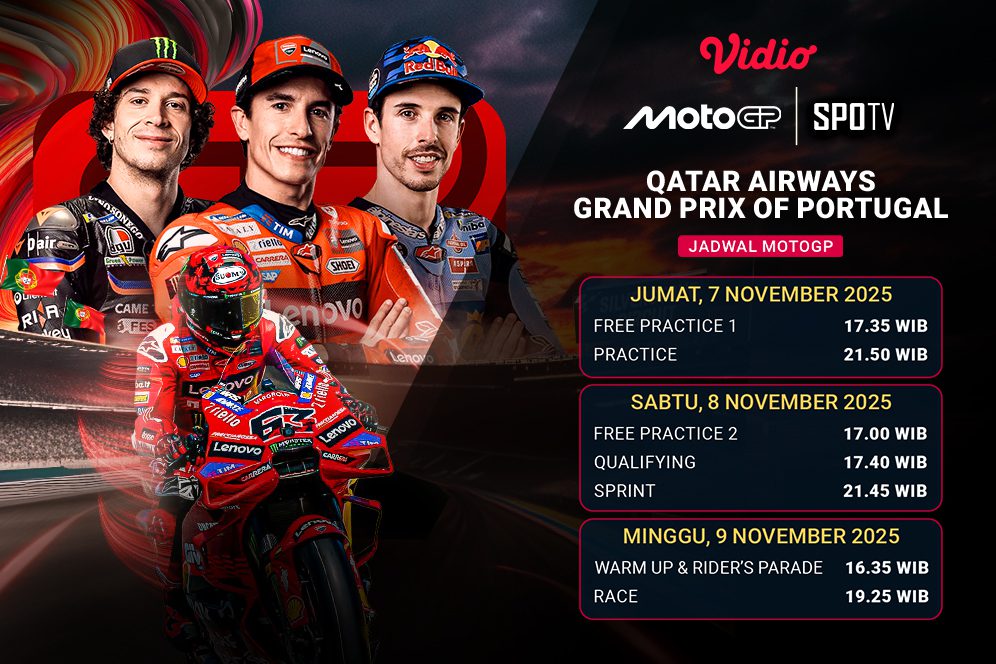 Live Streaming MotoGP Portugal 2025: Saksikan Balapan Sengit Eksklusif di Vidio
