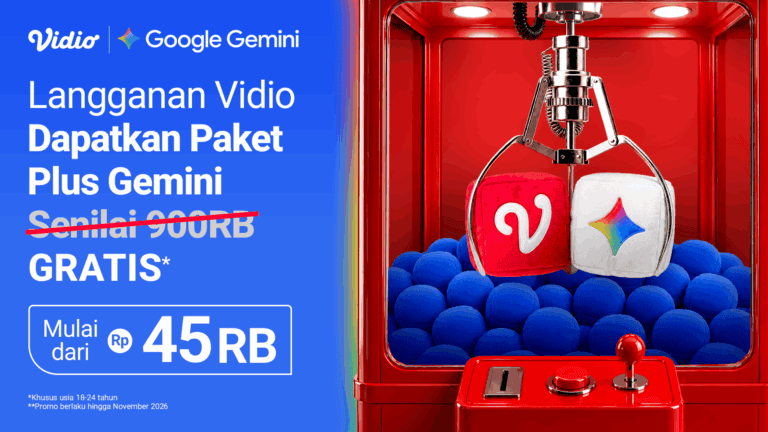 Vidio x Gemini