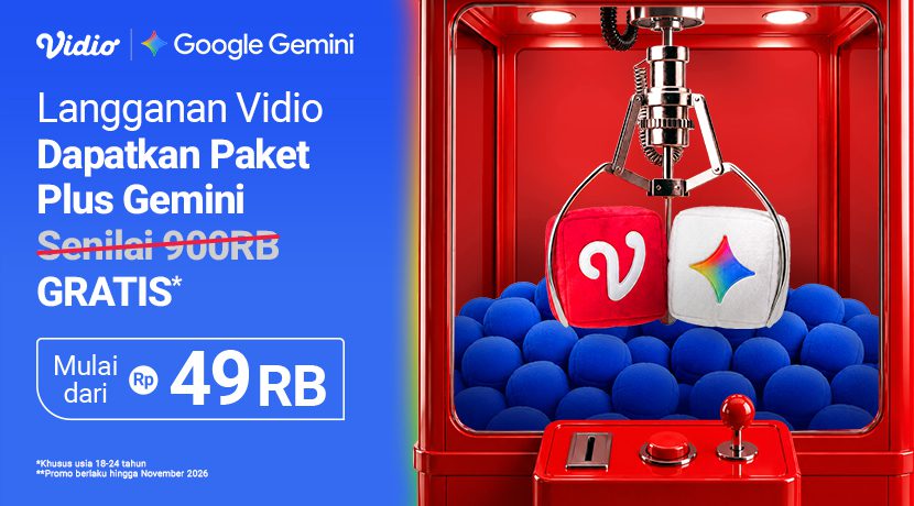 Vidio x Gemini