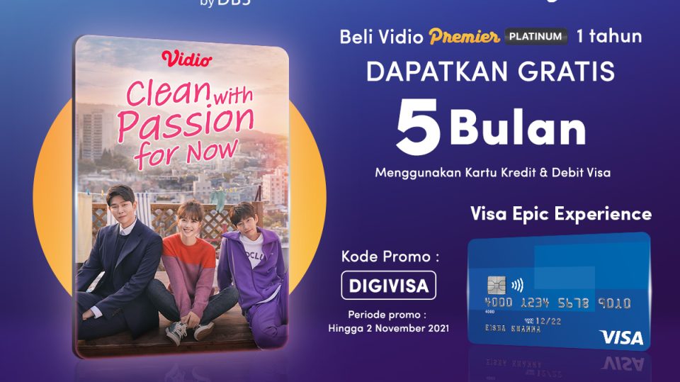 Promo Kartu Kredit & Debit VISA Digibank, Gratis Paket Vidio Hingga 5 Bulan