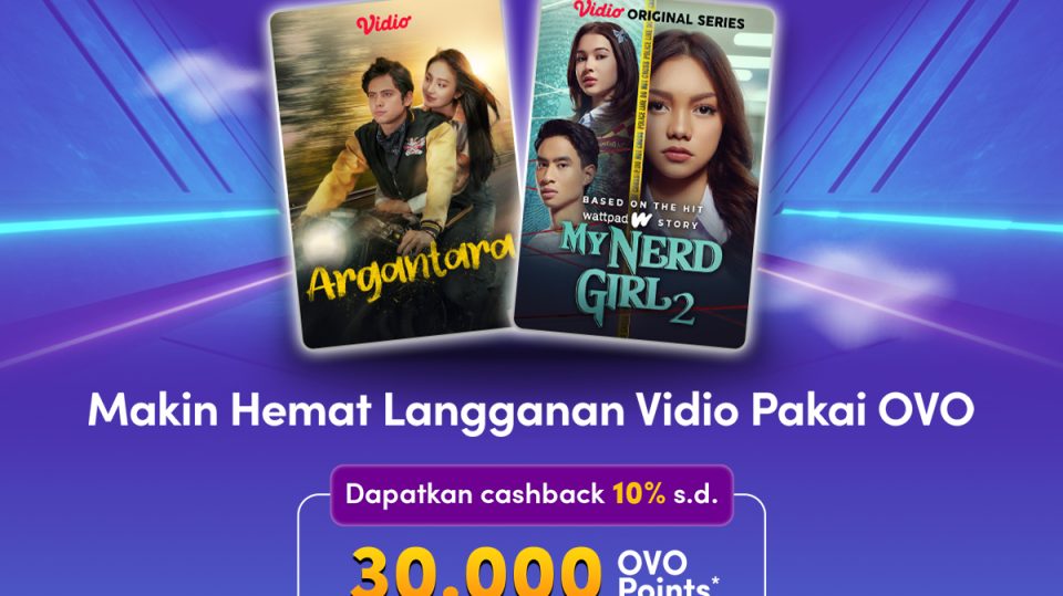 Beli Paket Vidio Pakai OVO, Langsung Dapat Cashback 10%