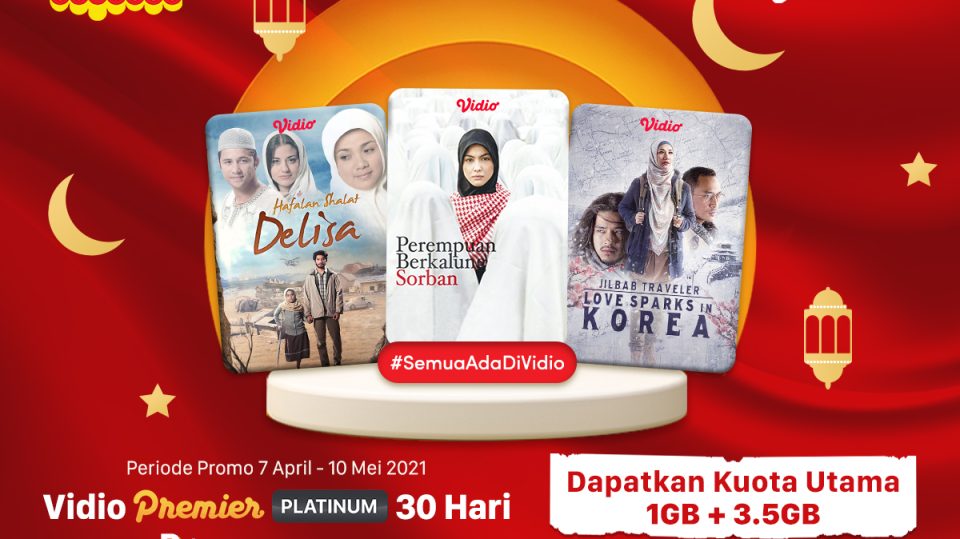 Promo Ramadhan Indosat, Beli Vidio Premier Dapat Kuota Gratis!