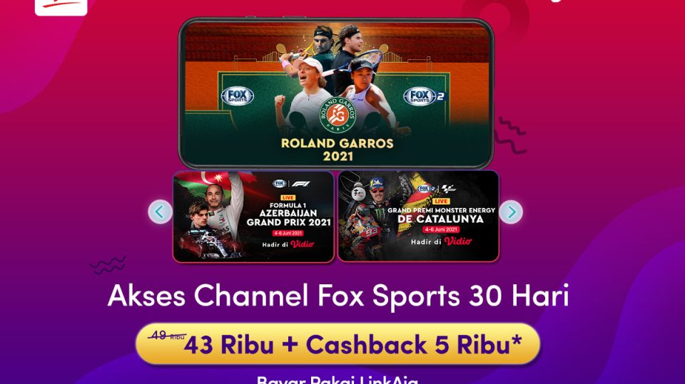 Promo Fox Sports LinkAja, Nonton F1 & MotoGP Sepuasnya di Vidio