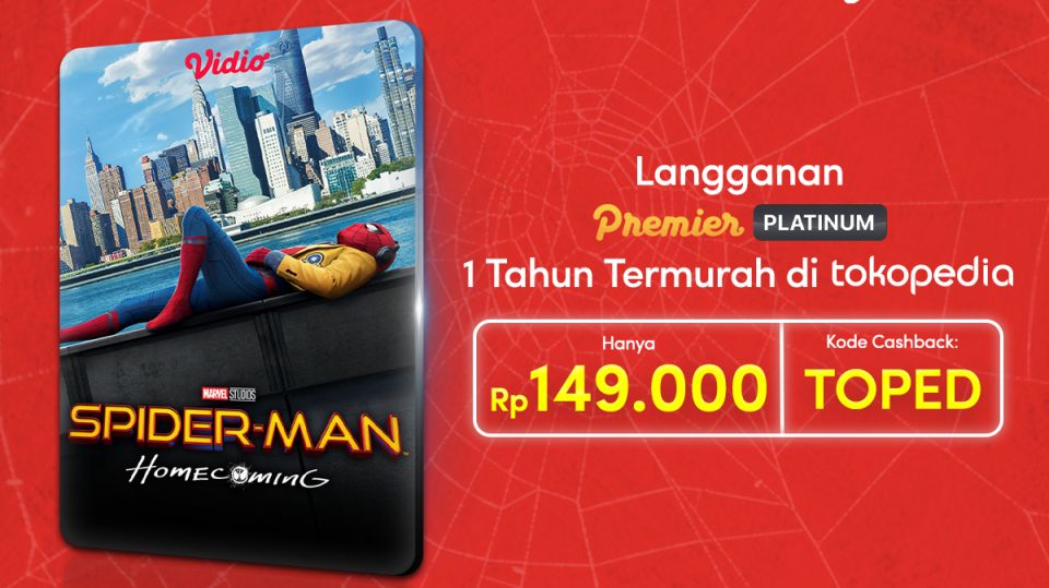 Dapatkan Promo Vidio Premier Platinum di Tokopedia