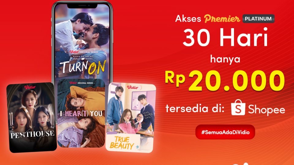 Payday Promo Shopee, dapatkan Vidio Premier Platinum hanya Rp 20.000,-