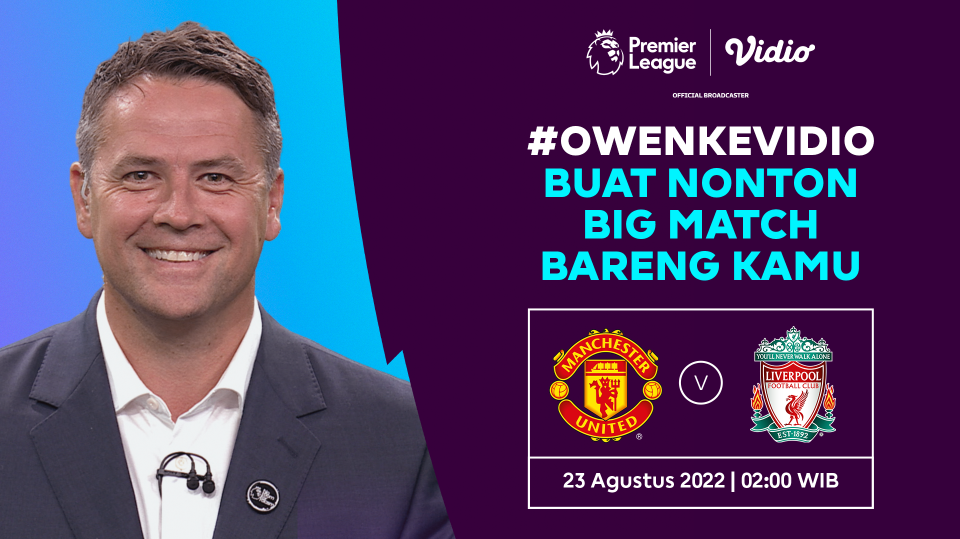 Michael Owen Bakal Ikut Nobar MU vs Liverpool di Jakarta