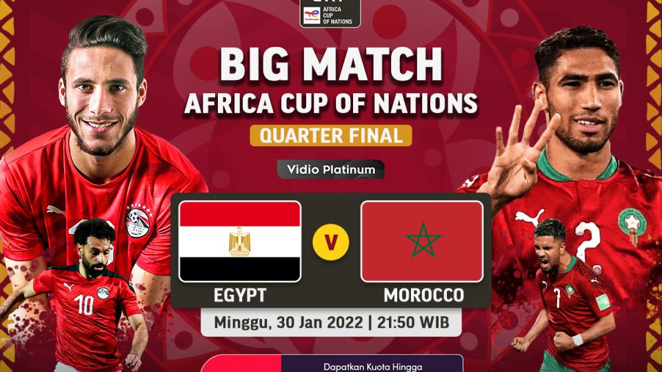 Jadwal dan Link Live Streaming Mesir vs Maroko: Perempat Final Piala Afrika 2022
