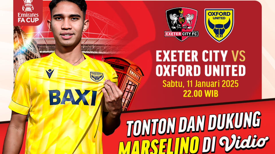 live streaming exeter city vs oxford united fa cup
