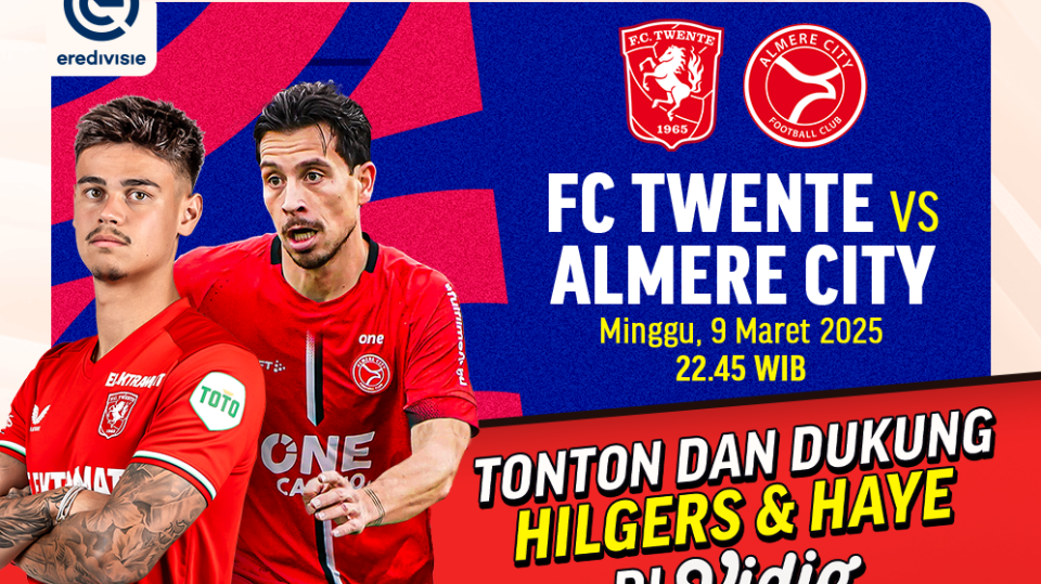 live streaming twente vs almere eredivisie