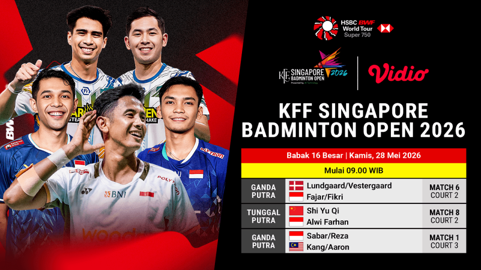 ATK BOLANET_BWF 2026_KFF Singapore Badminton Open 2026_Babak 16 Besar