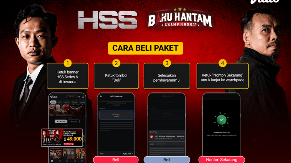 Saksikan HSS Series 6 di Vidio. (dok. vidio.com)