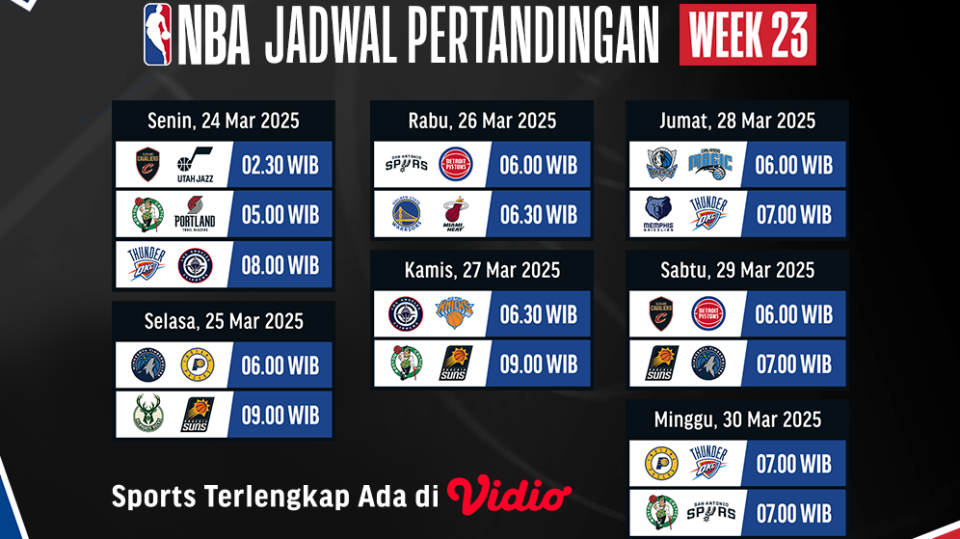 live nba stream season 2024/2025 matchweek 23