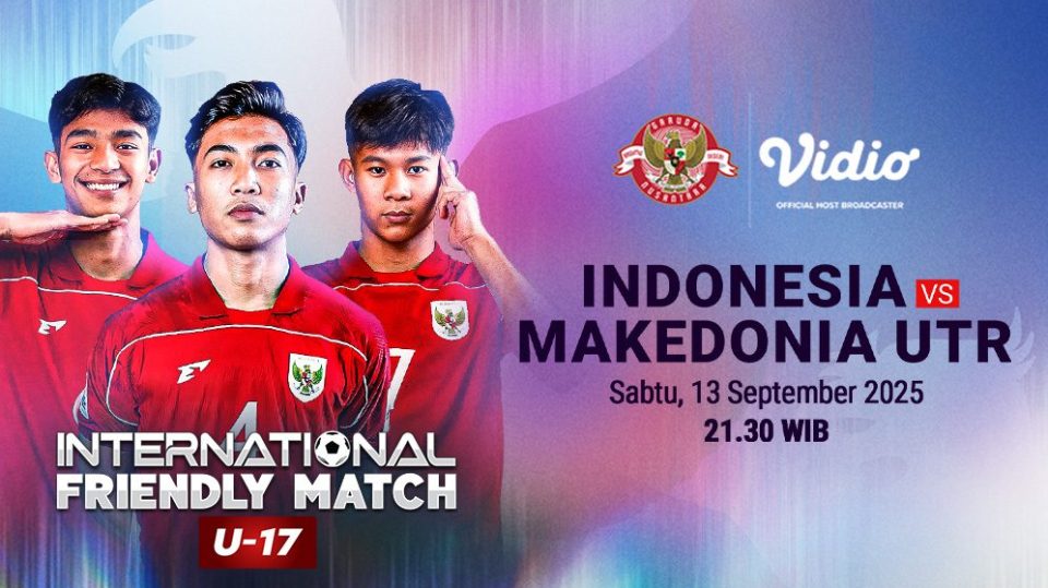 Live streaming Timnas Indonesia U-17 eksklusif di Vidio. (dok. vidio.com)