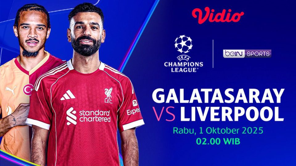 Liverpool vs Galatasaray live streaming eksklusif di Vidio. (dok. vidio.com)