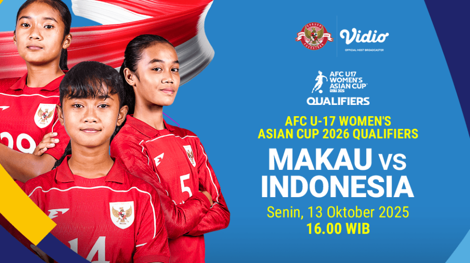 Saksikan Timnas Indonesia Putri U-17 eksklusif di Vidio. (dok. vidio.com)