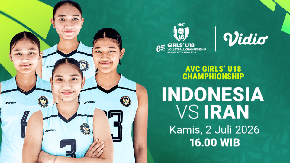 ATK BOLA_AVC GIRLS U18_INDONESIA VS IRAN