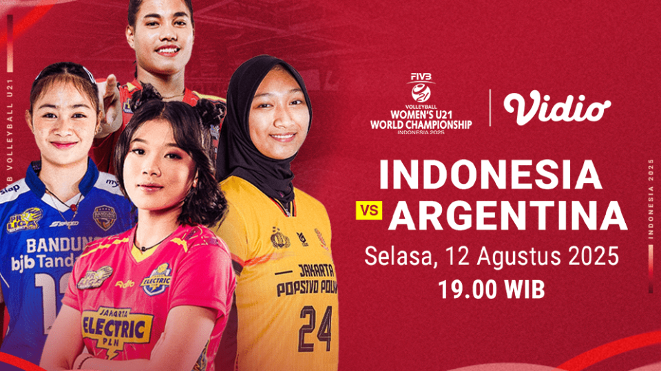 Live Streaming FIVB Women's U-21 World Championship Indonesia vs Argentina