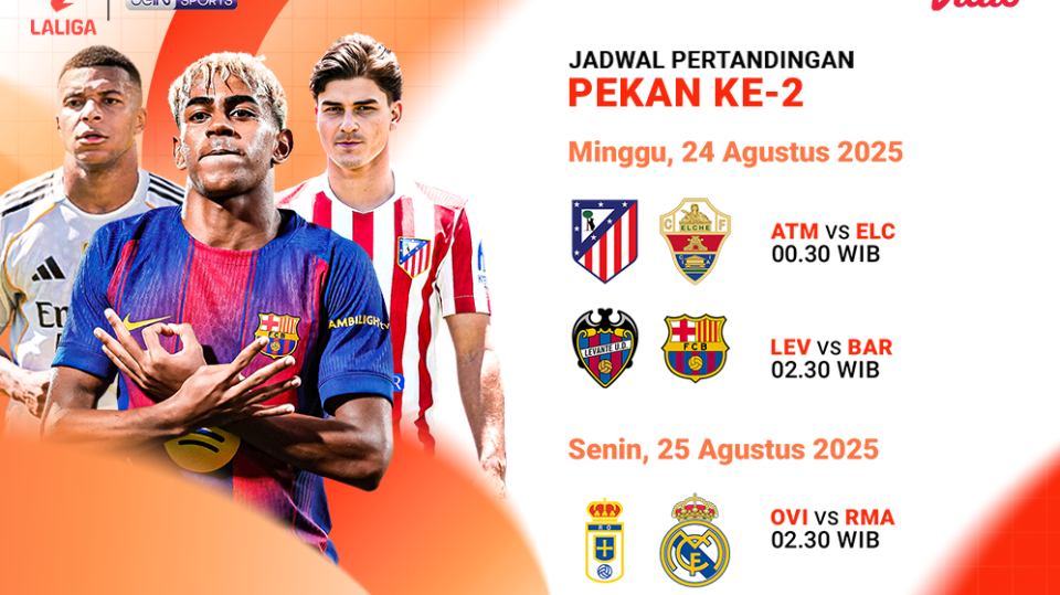 Jadwal Laliga live eksklusif di Vidio. (dok. vidio.com)