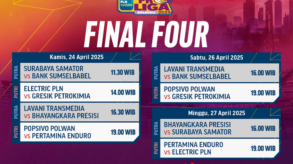 nonton Final four proliga 2025