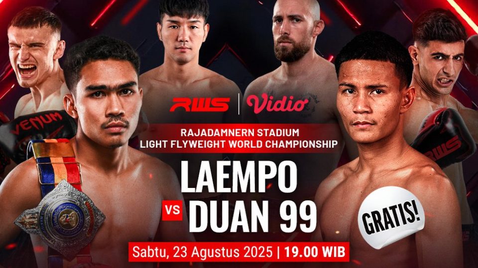 Live streaming Rajadamnern 2025 di Vidio.