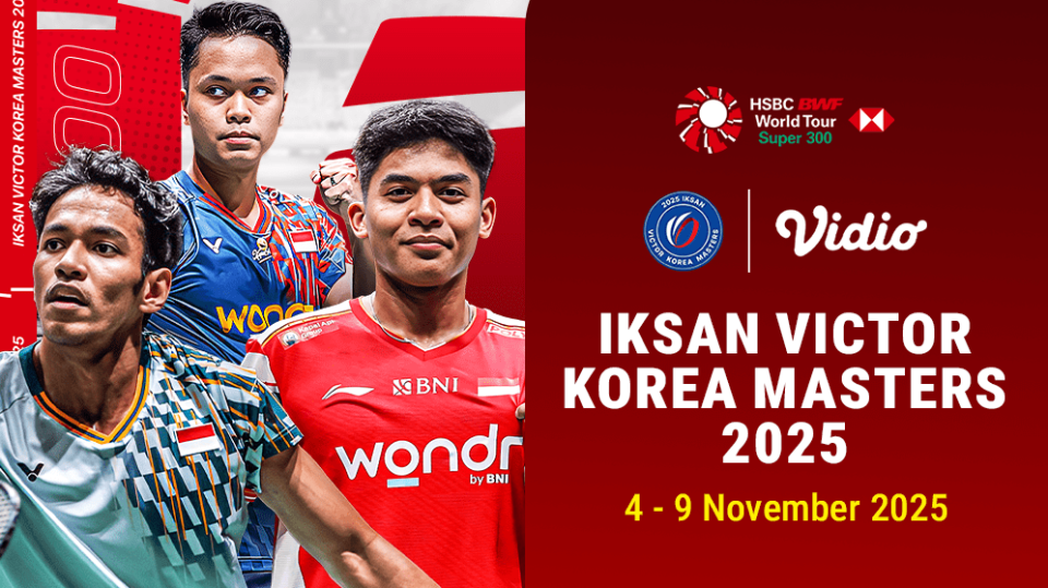 Saksikan Korea Masters 2025 eksklusif di Vidio.