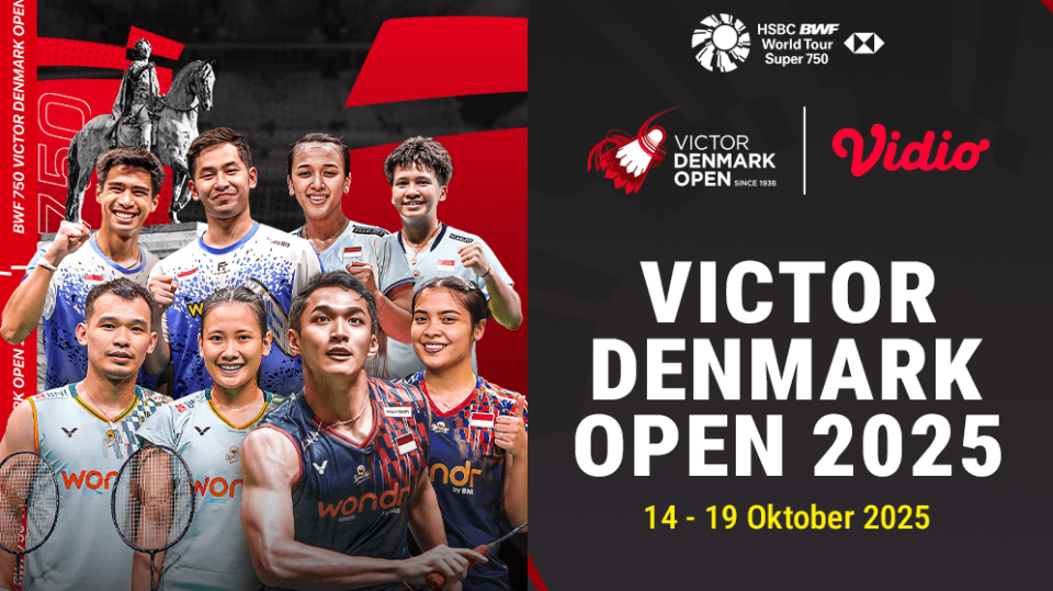 Saksikan Badminton BWF Denmark Open 2025 di Vidio. (dok. vidio.com)