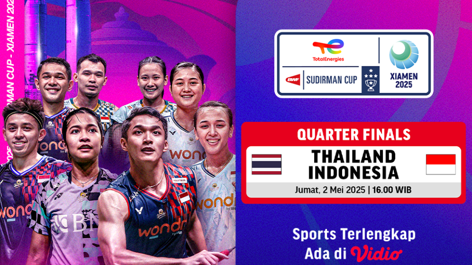 indo vs thai sudirman cup