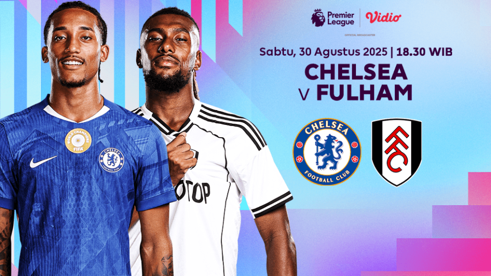 Live streaming Chelsea vs Fulham eksklusif di Vidio. (dok.vidio.com)