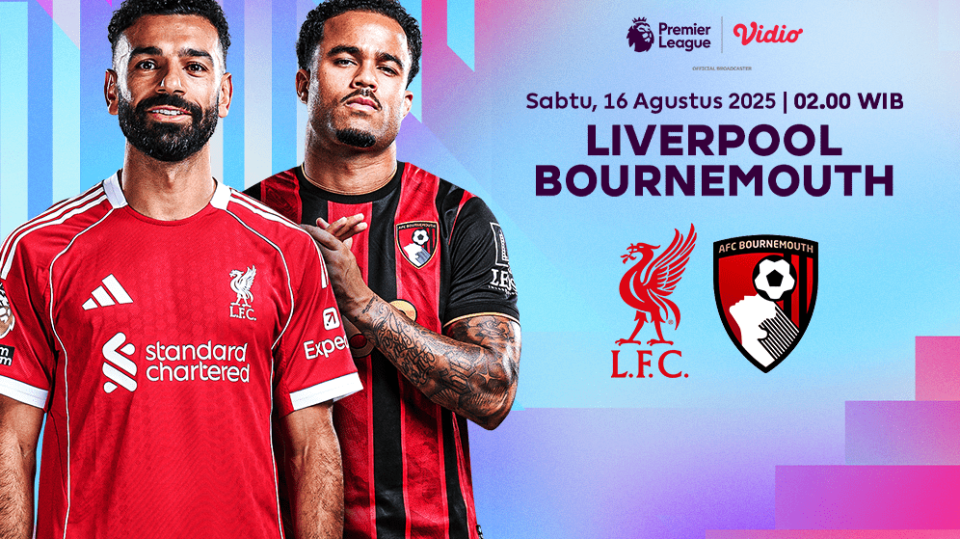 Live stream Liverpool vs Bournemouth Eksklusif di Vidio (dok. Vidio)
