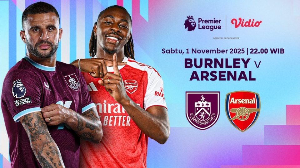 Saksikan Liga Inggris Burnley vs Arsenal eksklusif di Vidio.