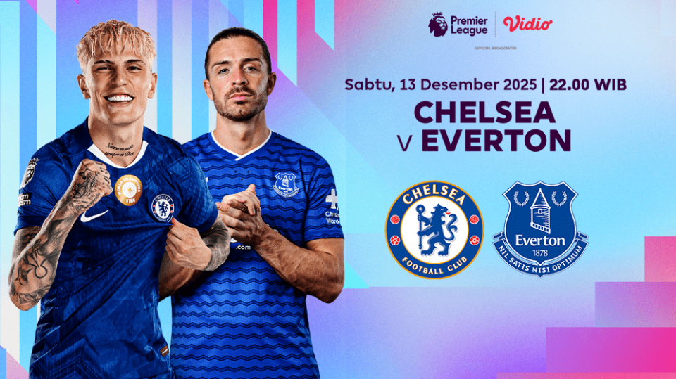 Saksikan Chelsea vs Everton eksklusif di Vidio.