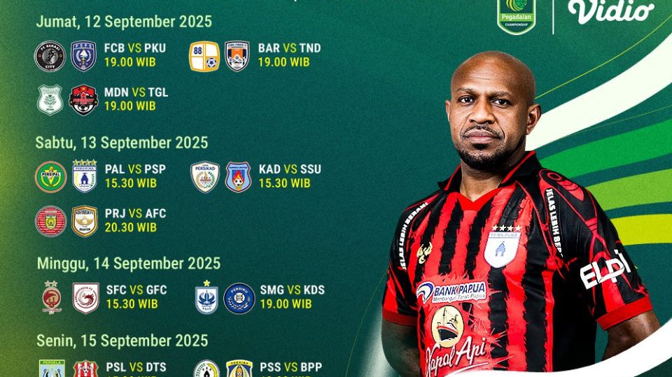 Live streaming dan jadwal Pengadaian Championship eksklusif di Vidio. (dok. vidio.com)