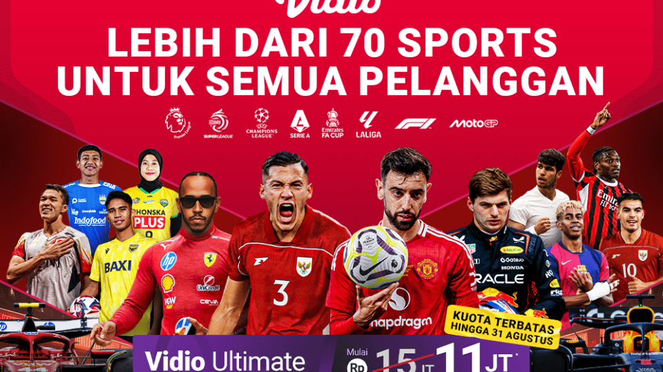 Promo Early Bird Vidio Agustus